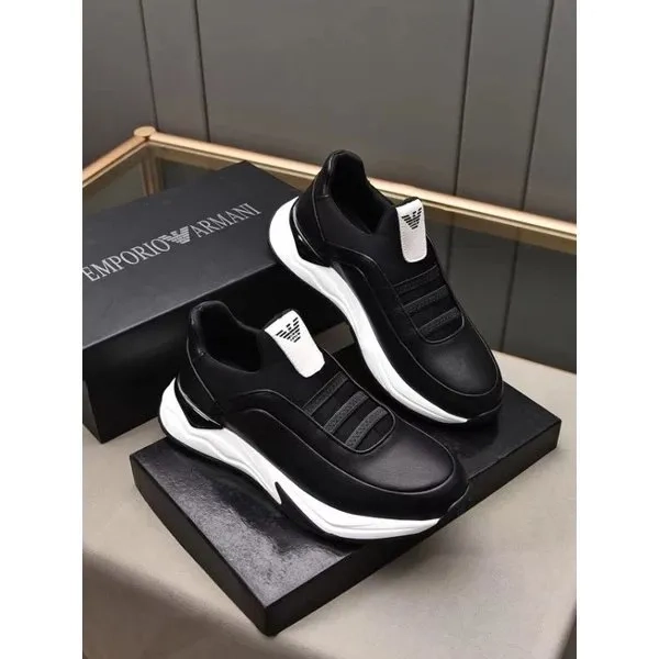 Sepatu sneakers pria emporio armani ea