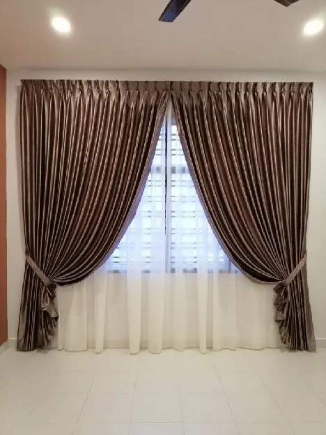 custom tirai gordyn curtain wallpaper dinding rollerblinds DLL 