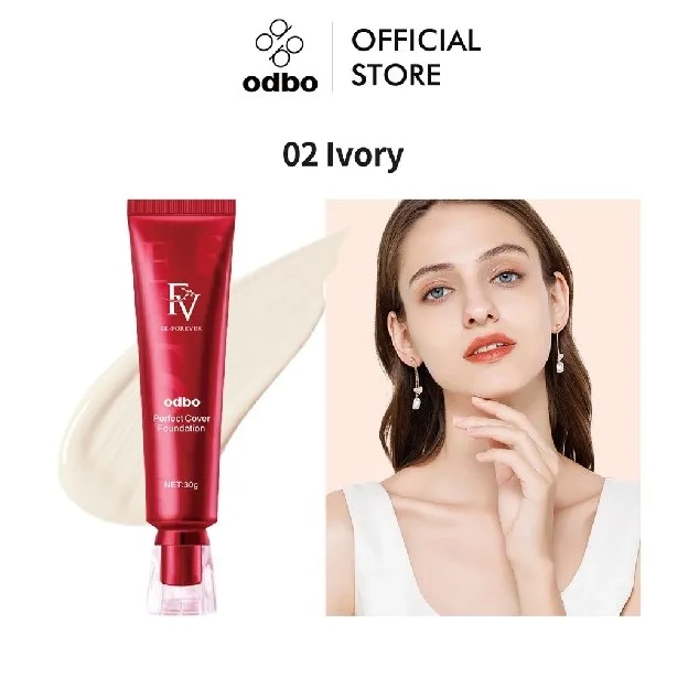 [BPOM]𝗢𝗱𝗯𝗢 FV original Cover Foundation 30g original Perfect Magic flawless and long-lasting makeup