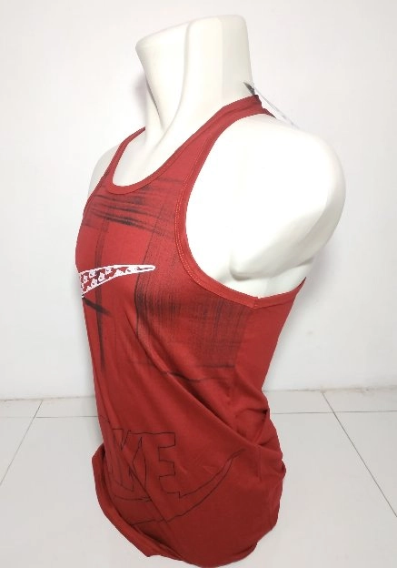 Kaos Singlet Fitness Bahan Spandek