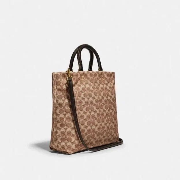 Tas Coach Rogue Tote 29 In Recycled Signature Canvas With Trompe Loeil Print (C6175)