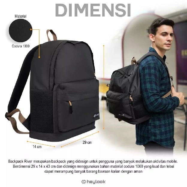 PROMO ❗❗Tas Ransel River Pria 