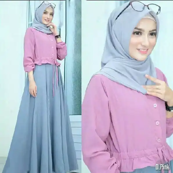 *ANS - Gamis Dress Muslim Wanita Anjani syari* 