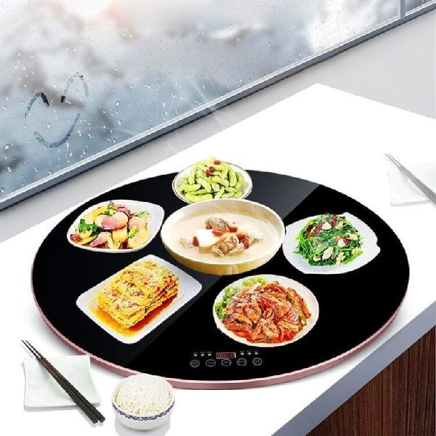 Pemanas Makanan Elektrik Warming Board Food Warmer Listrik Penghangat Meja Makan Portable