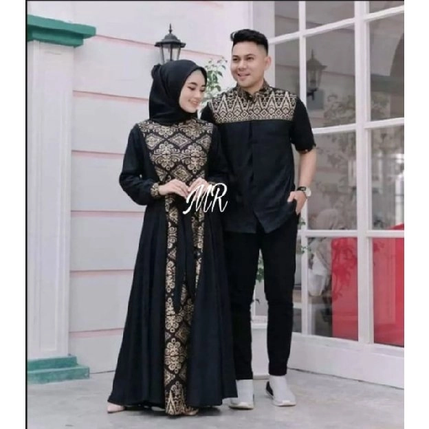 [MURAH] BAJU BATIK COUPLE LEBARAN