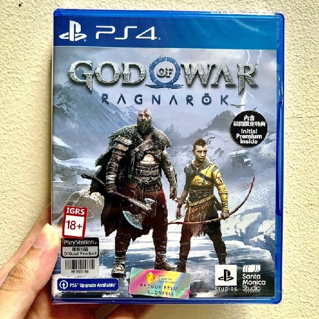 BD kaset PS4 God of war Ragnarok