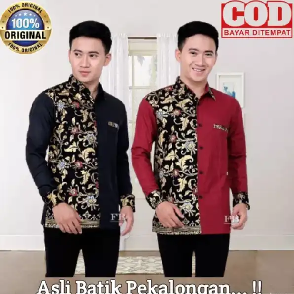 Terbaru | Batik peria dewasa | kameja batik kombinasi 2023