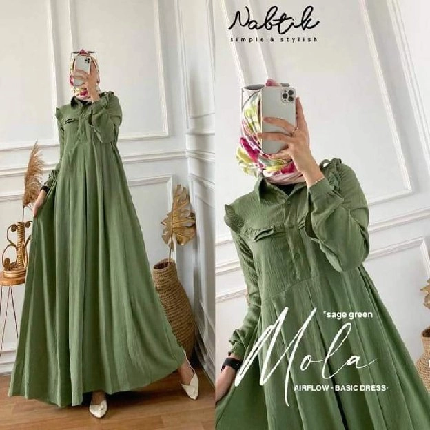 gamis cringkel premium