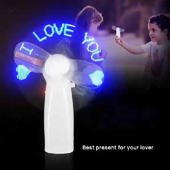 KIPAS ANGIN MINI GENGGAM Cute / Kipas Lipat PORTABLE / LED Mini Fan