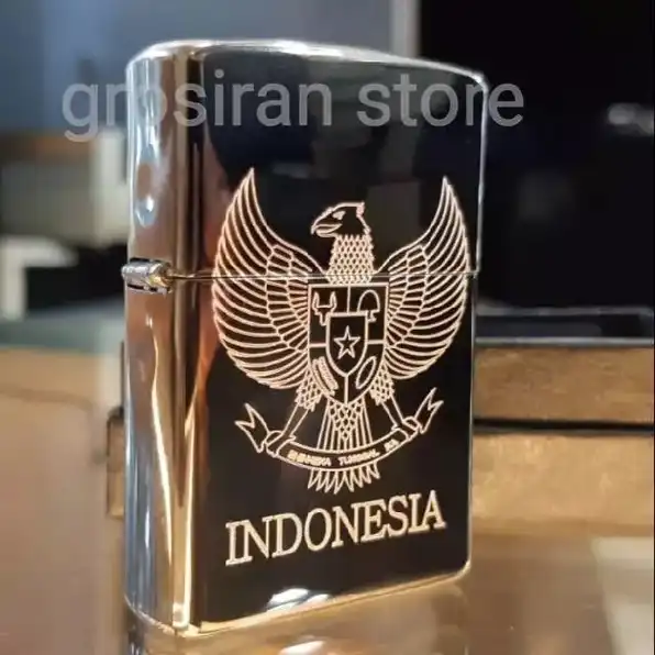 Zippo bisa custom logo ukir nama gambar tulisan foto grafir laser 