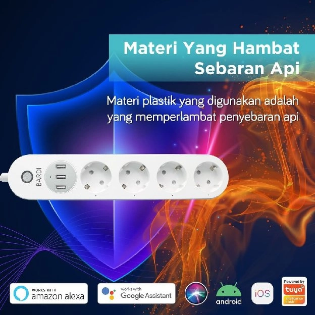 Smart Extension Power Strips Stop Kontak [Wifi] Colokan Listrik