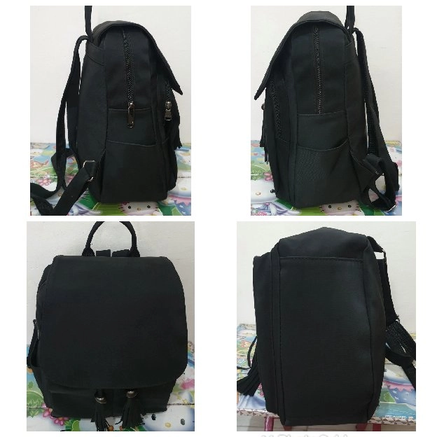 tas ransel fashion nilon tebal, second monza