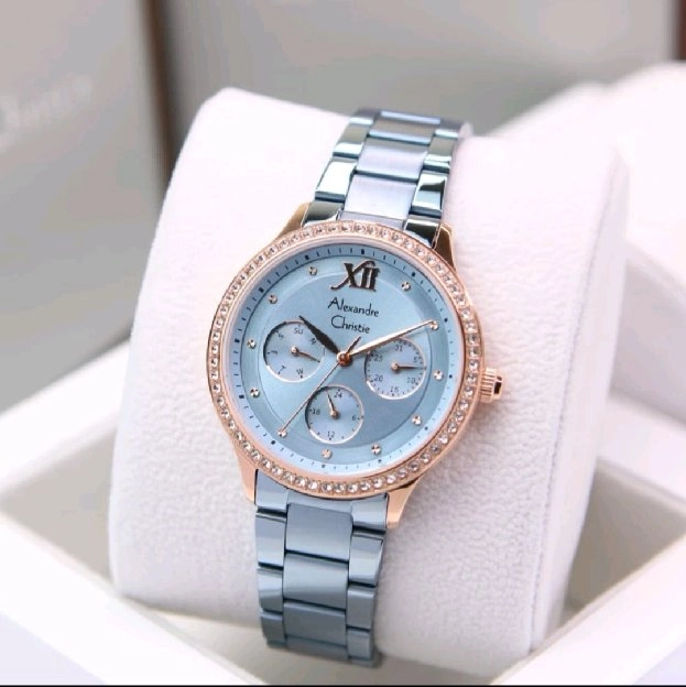 Ready BJM! Jam tangan Alexandre Christie Wanita AC 2A48 BF gratis ongkir