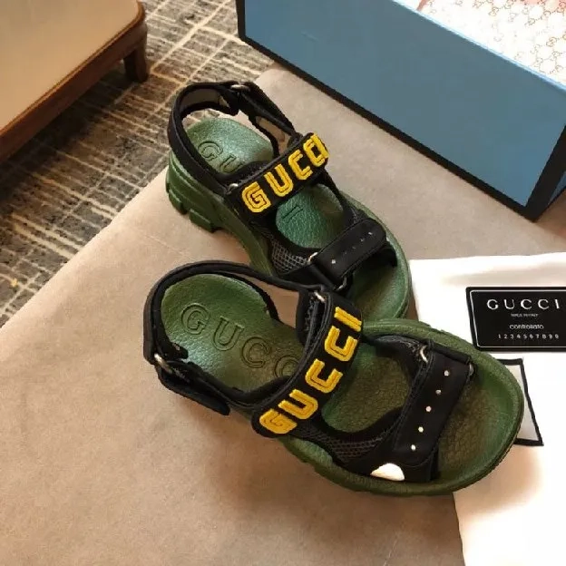 Sepatu sandal gucci new casual platform daddy sandals