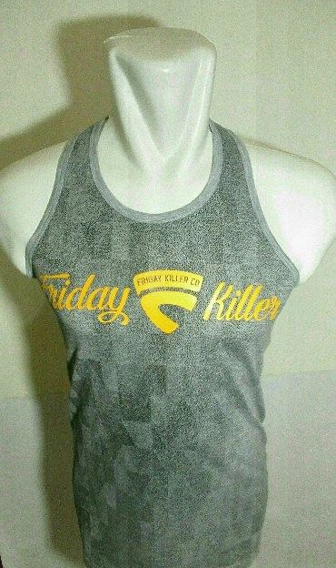 Kaos Singlet Fitness Bahan Spandek