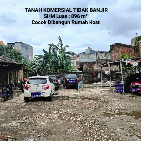 DIJUAL MURAH TANAH SHM Luas 896 m² Di Cililitan Kecil Kramat Jati Jakarta Timur 