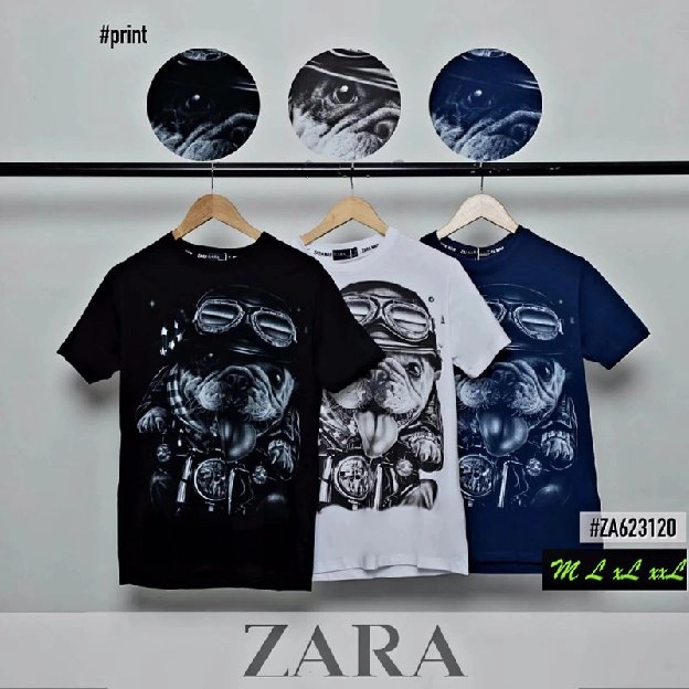 kaos unisex zara