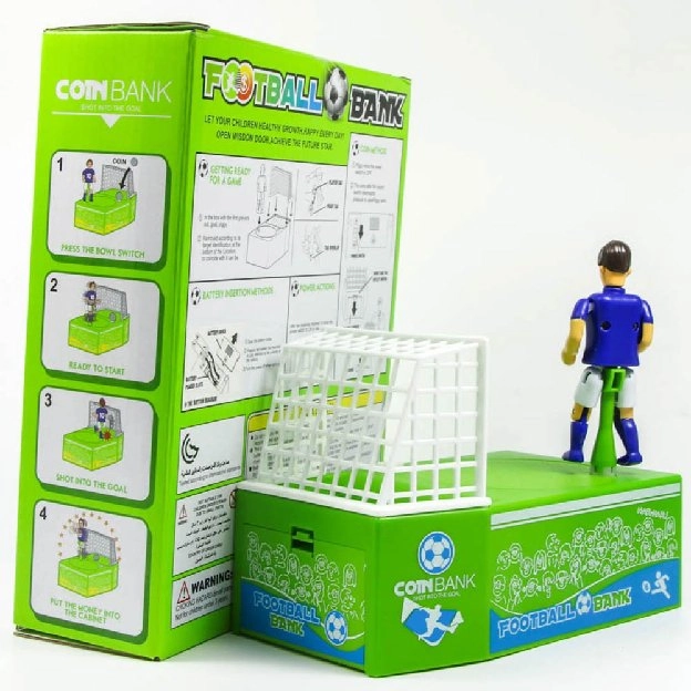 MAINAN EDUKASI Goal Kicking Coin Bank Money Box - Celengan Koin Sepak Bola