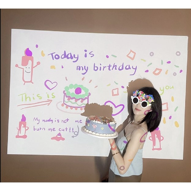 【Stiker Gratis】NEW MINI BIRTHDAY PROJECTOR/ HAPPY BIRTHDAY PROJECTOR/ PROYEKTOR MINI PHOTOSHOOT/ PRO