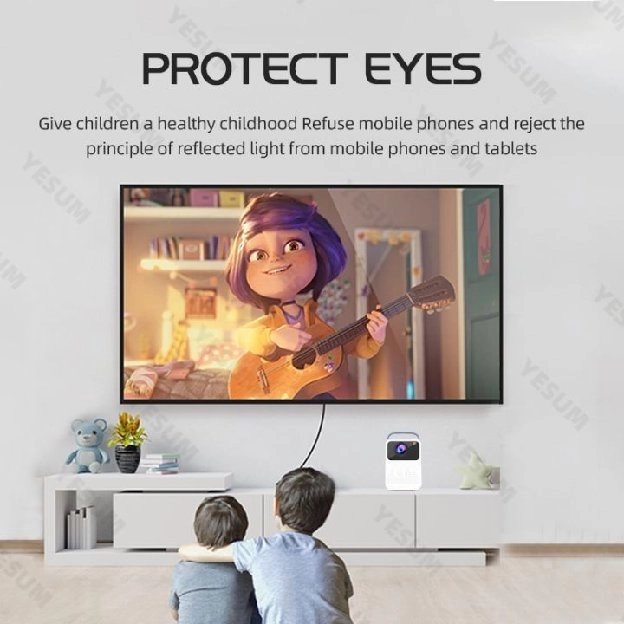 Android Proyector 4K HD Mirroring Proyector Built-in Speaker Netflix Youtube Smart projector Android