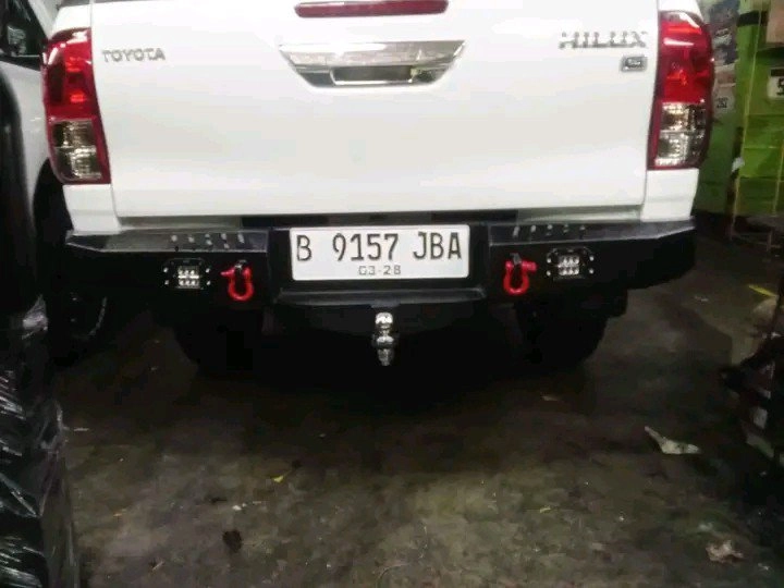 bumper belakang pakai hager 