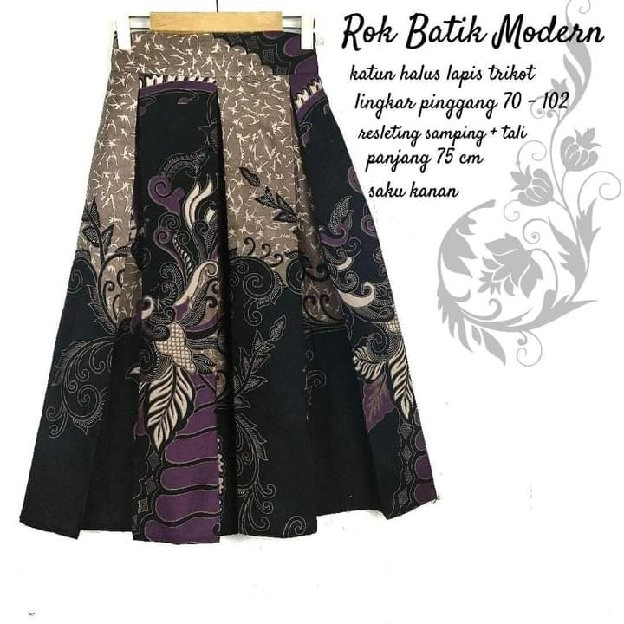 BEST SELLER?Ready Rok batik 7/8 premium lapis trikot?CantikKerenKeceAll size Pinggang belakang full 