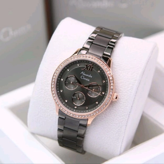 Ready BJM! Jam tangan Alexandre Christie Wanita AC 2A48 BF gratis ongkir