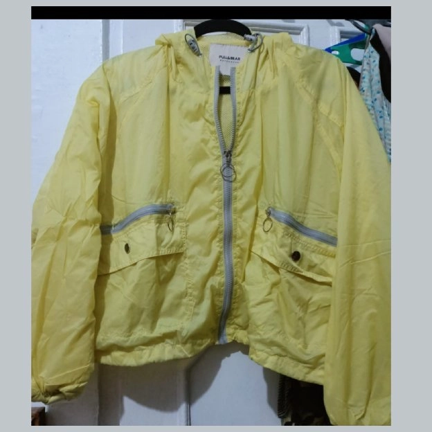 Pull&Bear Hoodie Waterproof Jacket