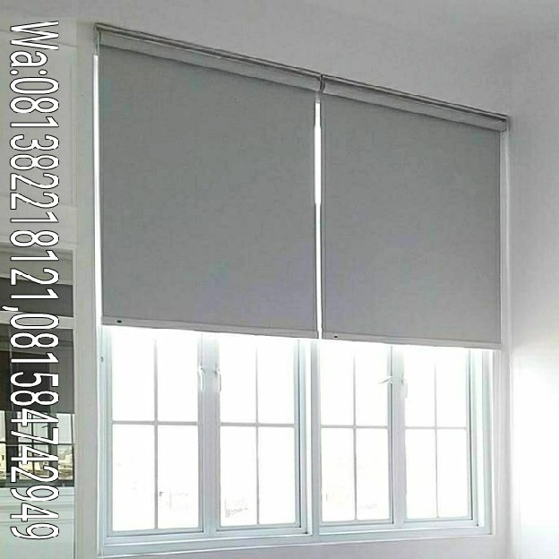 Rollerblind tirai gorden gordyn apik natural