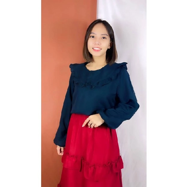 Baju Blouse Dewia Premium Crincle