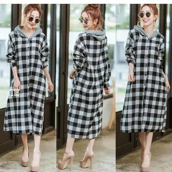 DRESS WANITA HOODIE RISA KATUN 