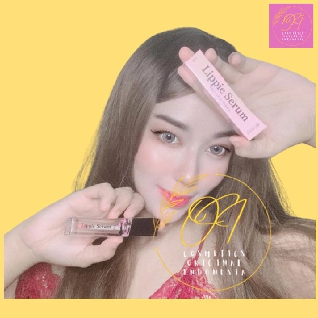 (ORIGINAL 100%) Lippie Serum by Raecca Lipstik Lip balm Original 100% Lipstik Glossy untuk Bibir Pec