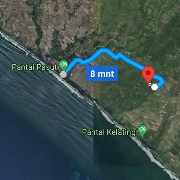 Dijual 45 are, Jl. Tibu Biyu Pantai Kelanting Kerambitan Tabanan