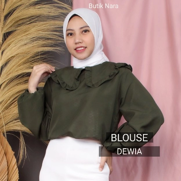 Baju Blouse Dewia Premium Crincle