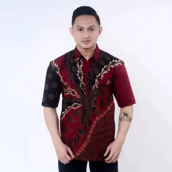 Kemeja Batik Pria Dewasa Big Size Jumbo Lengan Panjang M-10xl