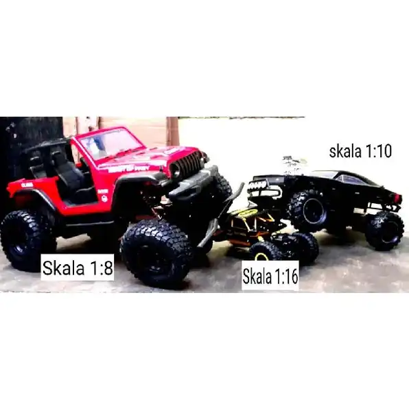 MOBIL REMOT CONTROL l ROCK CRAWLER l RC OFFROAD l SUPER JUMBO SKALA 1:8 