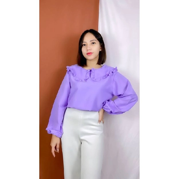 Baju Blouse Dewia Premium Crincle