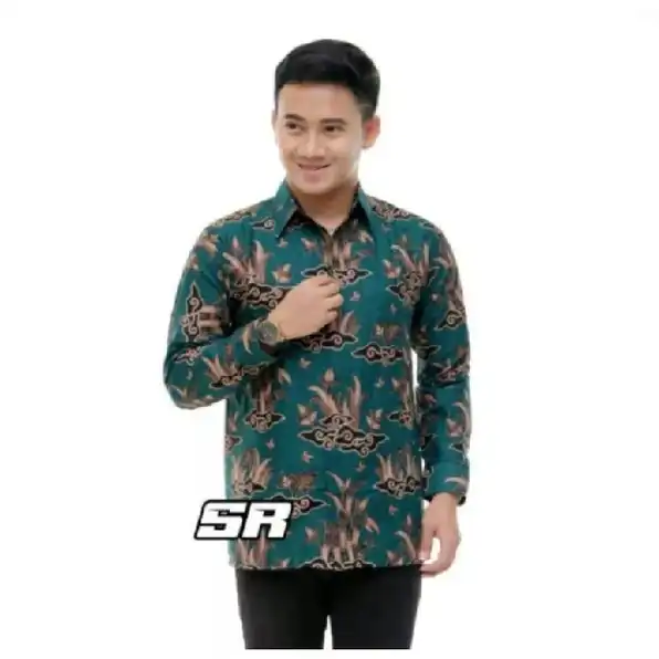 Kemeja Batik Pria Dewasa Big Size Jumbo Lengan Panjang M-10xl