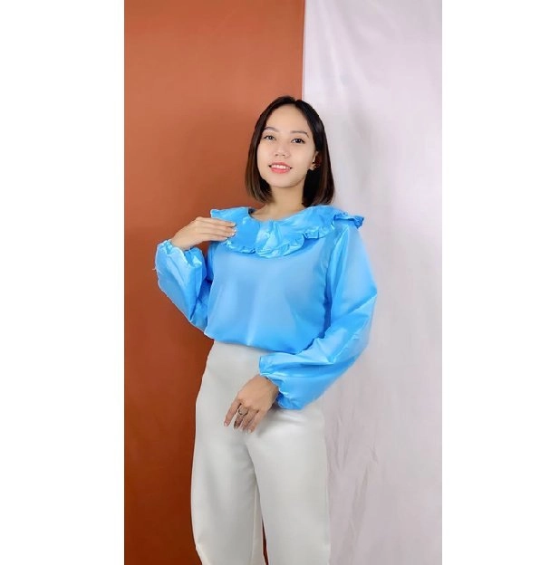 Baju Blouse Dewia Premium Crincle