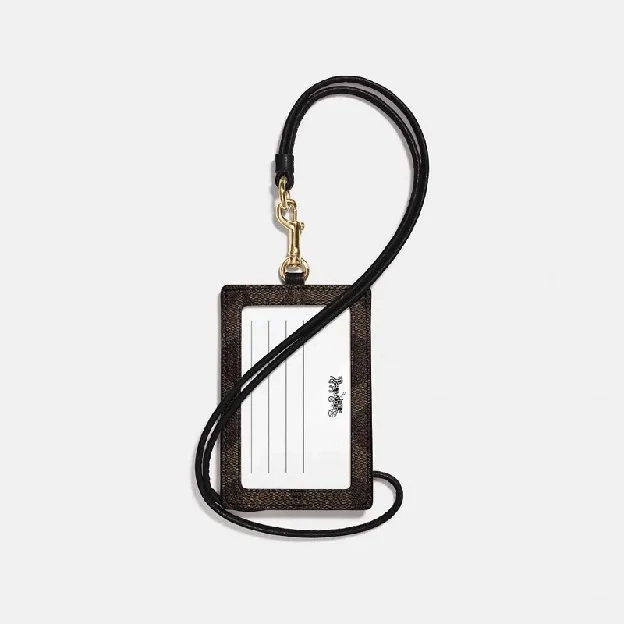 Coach ID Lanyard Collection Card Holder (F 65573)