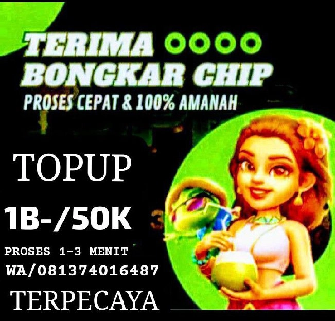 TERLARIS BONGKAR CHIP HIGGS DOMINO TERIMA BONGKARAN