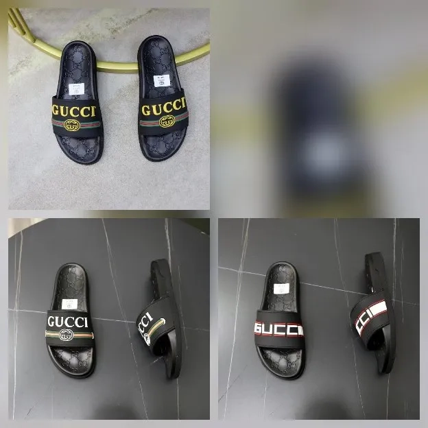 Sandal slide selop rubber pria gucci