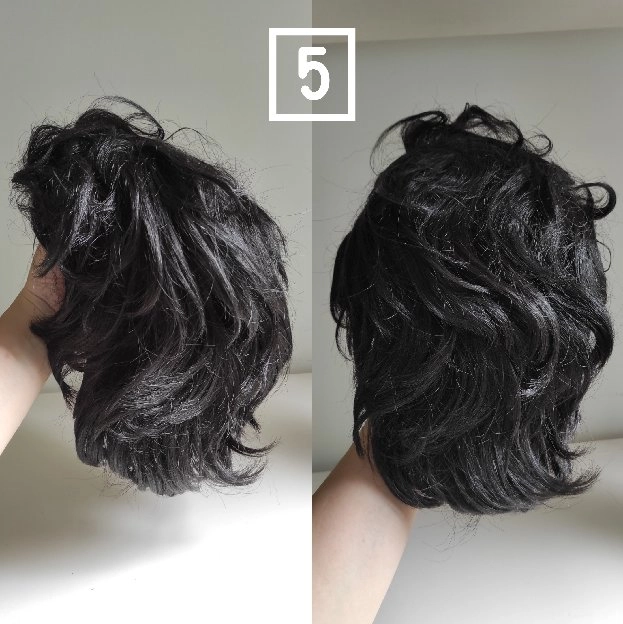 Wig rambut palsu  sintetis (5)