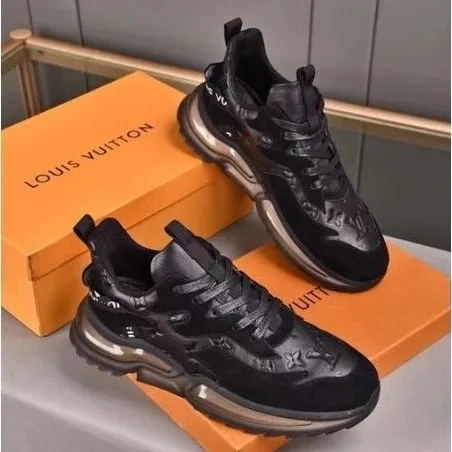 Sepatu sneakers pria louis vuitton lv