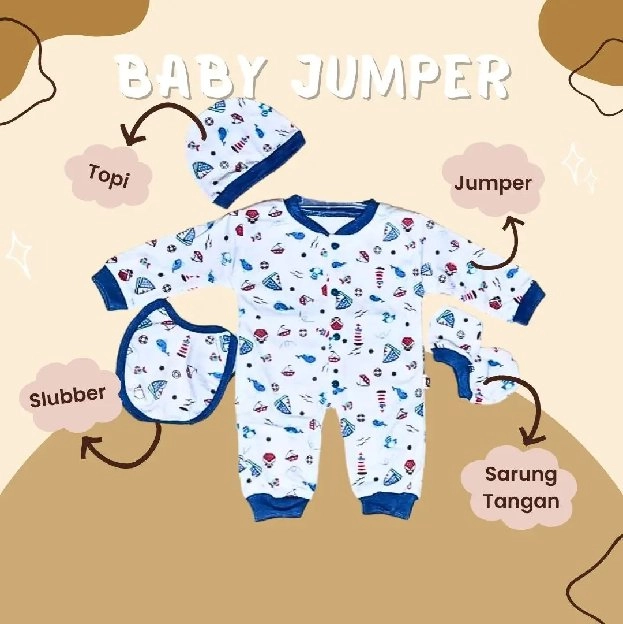 1 paket newborn isi 12 set baju bayi 