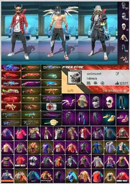 JUAL AKUN FREE FIRE AMAN DAN TERPERCAYA