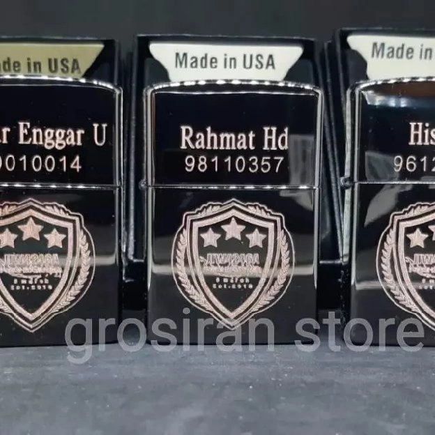 Zippo bisa custom logo ukir nama gambar tulisan foto grafir laser 