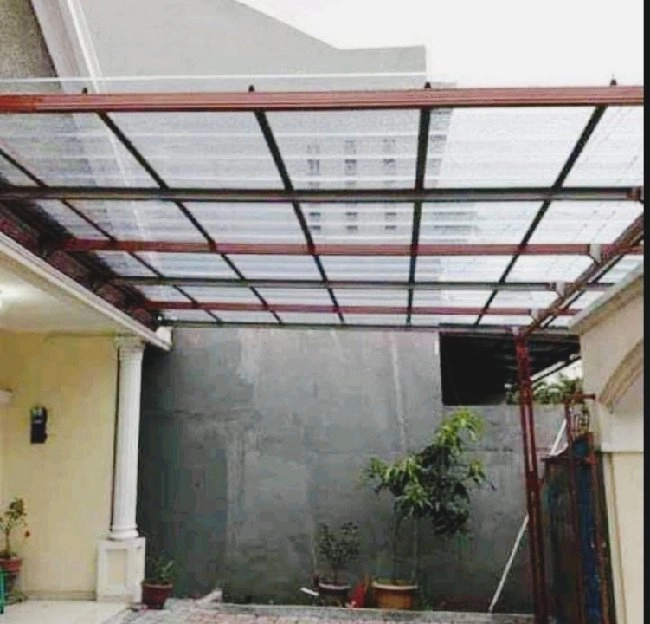 CANOPY SOLARTUF GELOMBANG @33