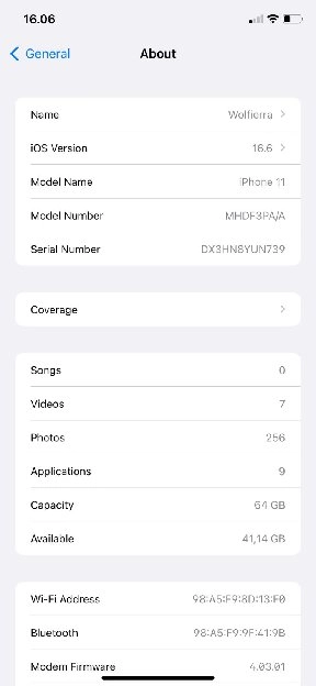 iphone 11 64gb PA/A