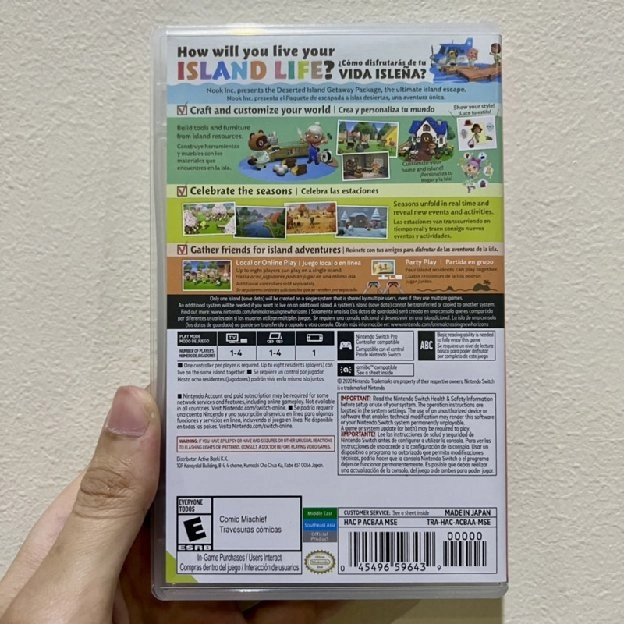 Nintendo switch animal crossing new horizon